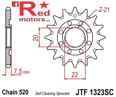 Kit lant DID GOLD pentru Honda CRF250 R-4,5,6,7,8,9,A 2004-2010 - Img 2
