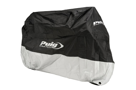 Raincoat motorcycle cover PUIG PUIG LOGO 20726N Negru XXL - Img 2