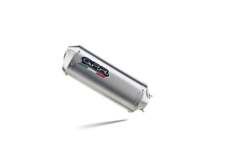 Slip-on exhaust GPR SATINOX H.26.SAT Brushed Stainless steel including removable db killer and link pipe - Img 2