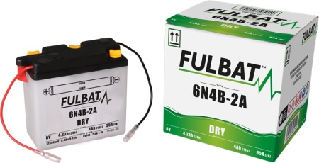 Baterie conventionala FULBAT 6N4B-2A include electrolit - Img 2