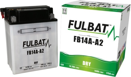 Baterie conventionala FULBAT FB14A-A2 (YB14A-A2) include electrolit - Img 2