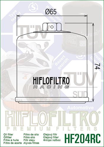 Filtru de ulei HIFLOFILTRO HF204RC Race - Img 2