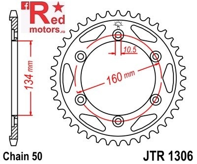 Foaie/pinion spate JTR1306.42 530 cu 42 de dinti pentru Honda CBR 900 RR Fireblade, CBR 1000 RR Fireblade