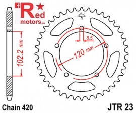 Foaie/pinion spate JTR23.47 420 cu 47 de dinti pentru Aprilia RS 50