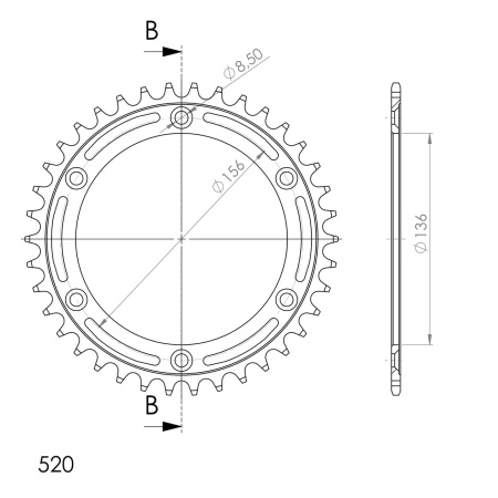 Kit de lant D.I.D Chain - Argintiu lant 428 VX, X-Ring, pinion fata JT, foaie spate SUPERSPROX pentru HUSQVARNA SMS 630 2011 - Img 5