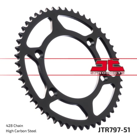 Kit de lant D.I.D Chain - Argintiu lant 428 VX, X-Ring, pinion fata JT, foaie spate JT pentru KAWASAKI KLX 125 (<2006) 2003-2006 - Img 6