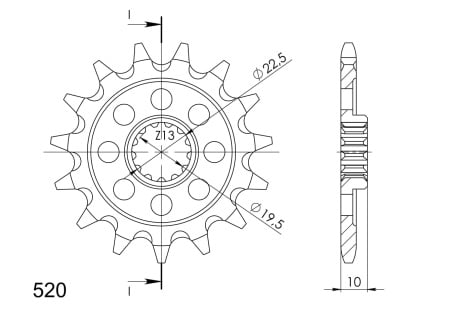 Kit de lant D.I.D Chain - Auriu lant 520 VX, X-Ring, pinion fata SUPERSPROX, foaie spate JT pentru SUZUKI DR-Z 400 S 2000-2008 - Img 3