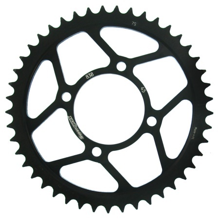 Kit de lant EK - Argintiu lant 428 DEH, Non-sealed, pinion fata JT, foaie spate SUPERSPROX pentru YAMAHA YBR 125 2005-2006 - Img 4