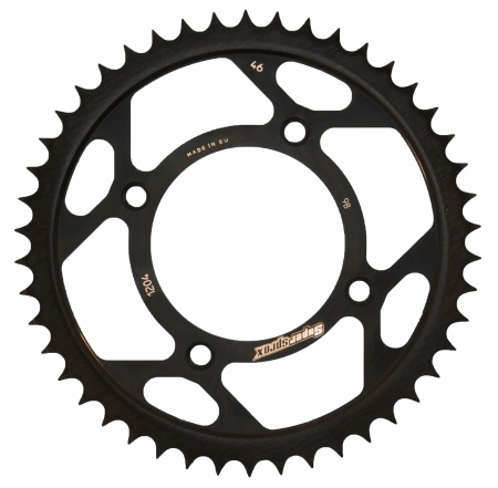 Kit de lant EK - Argintiu lant 428 SRO, O-ring, pinion fata SUPERSPROX, foaie spate SUPERSPROX pentru HONDA CRF 125 F 2014-2025 - Img 4