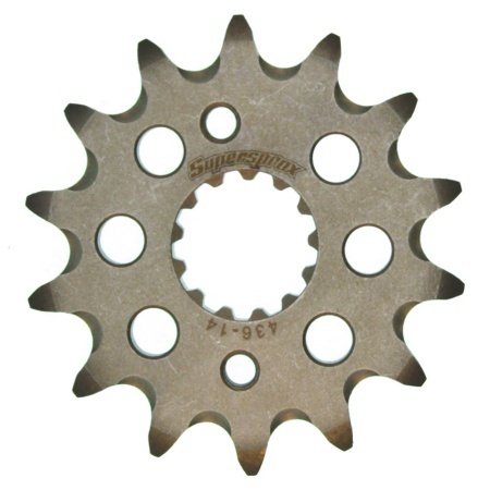 Kit de lant EK - Argintiu lant 520 H, Non-sealed, pinion fata SUPERSPROX, foaie spate SUPERSPROX pentru SUZUKI RGV 250 1991-1996 - Img 2