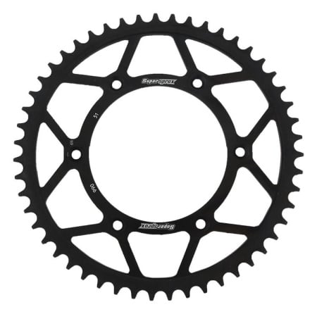 Kit de lant EK - Argintiu lant 520 SRO, O-ring, pinion fata SUPERSPROX, foaie spate SUPERSPROX pentru KTM SX-F 450 2022-2025 - Img 4