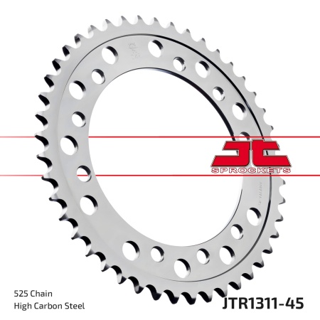 Kit de lant EK - Argintiu lant 525 DEX, X-Ring, pinion fata JT, foaie spate JT pentru HONDA VFR 400 R 1987-1989 - Img 6