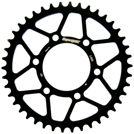 Kit de lant EK - Argintiu lant 525 SRO, O-ring, pinion fata JT cauciucat, foaie spate SUPERSPROX pentru KAWASAKI Z 900 RS / RS SE 2018-2022 - Img 4