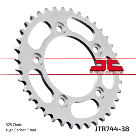 Kit de lant EK - Argintiu lant 525 SRX, X-Ring, pinion fata JT, foaie spate JT pentru DUCATI 749 S 2004-2006 - Img 6