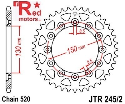Kit lant DID GOLD pentru Yamaha WR250 F-N,P,R,S,T,V (Off Road Version) (5UM6) 2001-2006 - Img 3