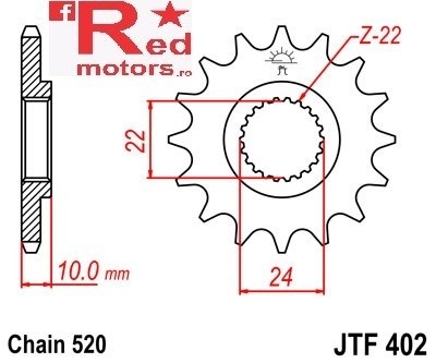 Kit lant DID GOLD X-Ring PRO-STREET 520 VX pentru BMW 650 Xchallenge (K15) 2007-2008 - Img 2