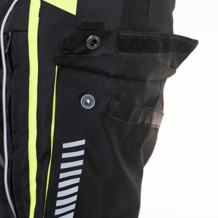 Pantaloni Moto GMS EVEREST ZG65308 black-anthracit-yellow M - Img 4