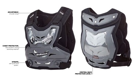 Protectie de piept POLISPORT PHANTOM PRO 8003900001 nardo grey - Img 6
