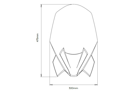 Windshield PUIG NEW. GEN TOURING 20362W transparent - Img 3