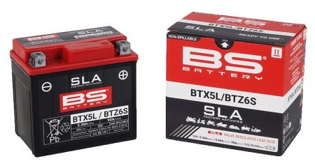 Baterie activata din fabrica BS-BATTERY BTX5L (FA) (YTX5L (FA)) SLA - Img 3