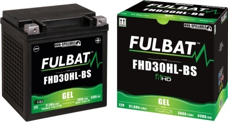 Baterie cu gel FULBAT FHD30HL-BS GEL (Harley.D) (YHD30HL-BS GEL) - Img 2