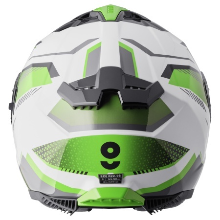 Casca integrala GMS GELERO ZG12701 white-green-grey L - Img 4