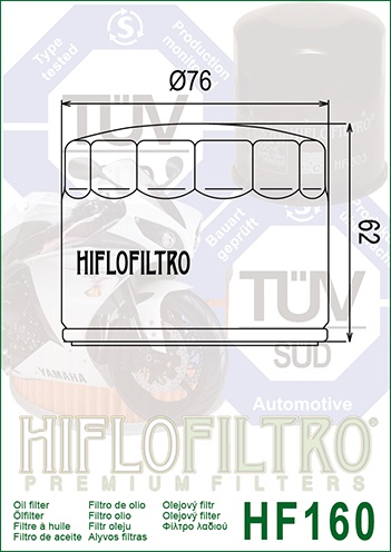 Filtru de ulei HIFLOFILTRO HF160 - Img 2