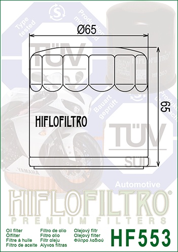 Filtru de ulei HIFLOFILTRO HF553 - Img 2
