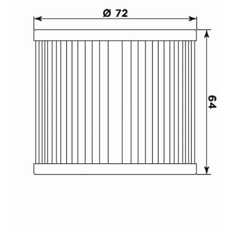 Filtru de ulei MIW S3001 (alt. HF133) - Img 2