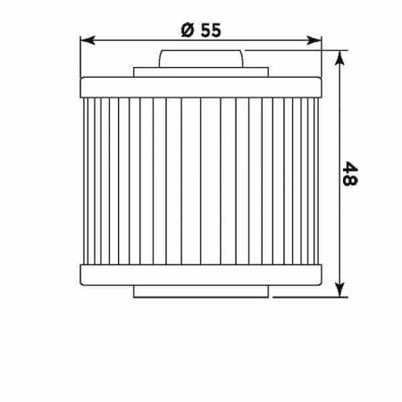 Filtru de ulei MIW Y4001 (alt. HF145) - Img 2