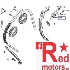 Intinzator lant distributie OEM Honda CB600 Hornet 2000-2002 - Img 2