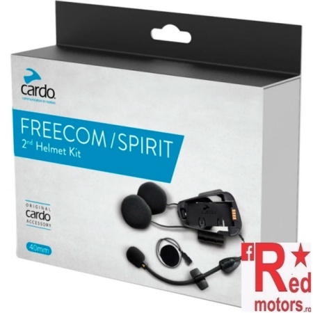 Kit audio pt. sistem comunicatie Cardo Freecom /Spirit (casca integrala)