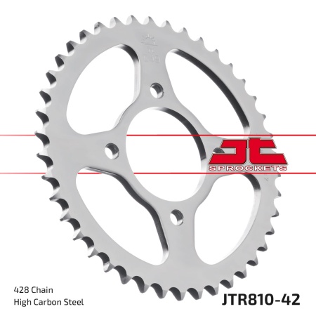 Kit de lant D.I.D Chain - Argintiu lant 428 VX, X-Ring, pinion fata SUPERSPROX, foaie spate JT pentru SUZUKI GS 125 1982 - Img 6