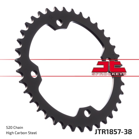 Kit de lant D.I.D Chain - Argintiu lant 520 VX, X-Ring, pinion fata JT, foaie spate JT pentru ATV YAMAHA YFM 350 Raptor 2004-2013 - Img 6