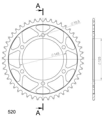 Kit de lant D.I.D Chain - Argintiu lant 520 VX, X-Ring, pinion fata JT cauciucat, foaie spate SUPERSPROX pentru YAMAHA MT-03 660 2006-2012 - Img 5