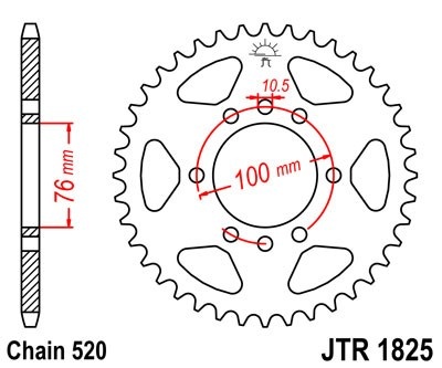 Kit de lant D.I.D Chain - Argintiu lant 520 VX, X-Ring, pinion fata SUPERSPROX, foaie spate JT pentru SUZUKI DR 750 Big 1988 - Img 5