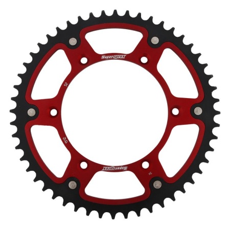 Kit de lant D.I.D Chain - Argintiu lant 520 ZVM-X, X-Ring, pinion fata SUPERSPROX, foaie spate SUPERSPROX STEALTH pentru HUSQVARNA TC 610 1998 - Img 4