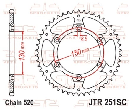 Kit de lant D.I.D Chain - Auriu lant 520 ERT, Non-sealed, pinion fata JT, foaie spate JT pentru YAMAHA YZ 450 F 2007-2025 - Img 6
