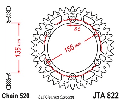 Kit de lant D.I.D Chain - Auriu lant 520 VX, X-Ring, pinion fata JT, foaie spate JT pentru HUSQVARNA TE 570 2001-2004 - Img 5
