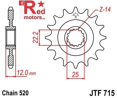 Kit de lant DID GOLD pentru Gas Gas 300 EC / MC / E 2001-2012 - Img 2