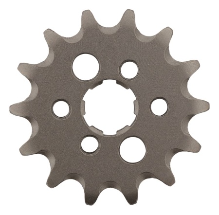 Kit de lant EK - Argintiu lant 420 SH, Non-sealed, pinion fata SUPERSPROX, foaie spate JT pentru HONDA CRF 80 F 2004-2013 - Img 2