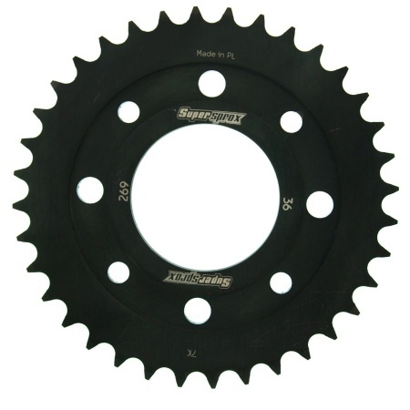 Kit de lant EK - Argintiu lant 428 DEH, Non-sealed, pinion fata SUPERSPROX, foaie spate SUPERSPROX pentru HONDA CG 125 1999-2001 - Img 4