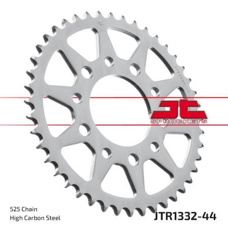 Kit de lant EK - Argintiu lant 525 DEX, X-Ring, pinion fata JT cauciucat, foaie spate JT pentru HONDA VT 600 C Shadow 1990-2007 - Img 6