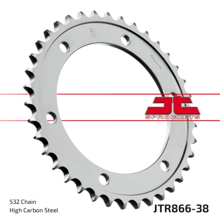 Kit de lant EK - Argintiu lant 530 DEX, X-Ring, pinion fata JT, foaie spate JT pentru YAMAHA YZF 750 1993-1997 - Img 6