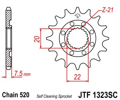 Kit de lant EK - Auriu lant 520 MRD, Non-sealed, pinion fata JT, foaie spate JT pentru HONDA CRF 250 X 2004-2017 - Img 3