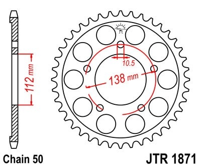 Kit lant DID pentru Yamaha YZF-R6 1999-2002 - conversie la lant 530 - Img 3