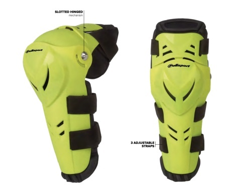 Knee/shin guard junior / Elbow guard adult POLISPORT DEVIL 8002000001 Negru - Img 2