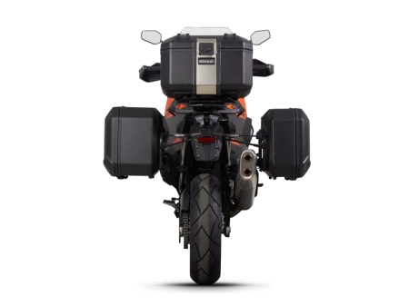 Set complet de cutii aluminiu SHAD TERRA, 48L cutie centrala si 36L / 47L cutii laterale, incluzand set de montaj si placa SHAD KTM Super Adventure 1290 (R, S) - Img 2
