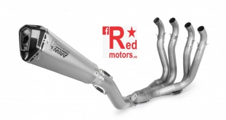 Sistem de evacuare complet 4x2x1 MIVV DELTA RACE Full Titan / Capac Carbon pentru BMW S 1000 RR (2017-2018)