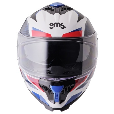 Casca integrala GMS GELERO ZG12701 white-red-blue L - Img 2